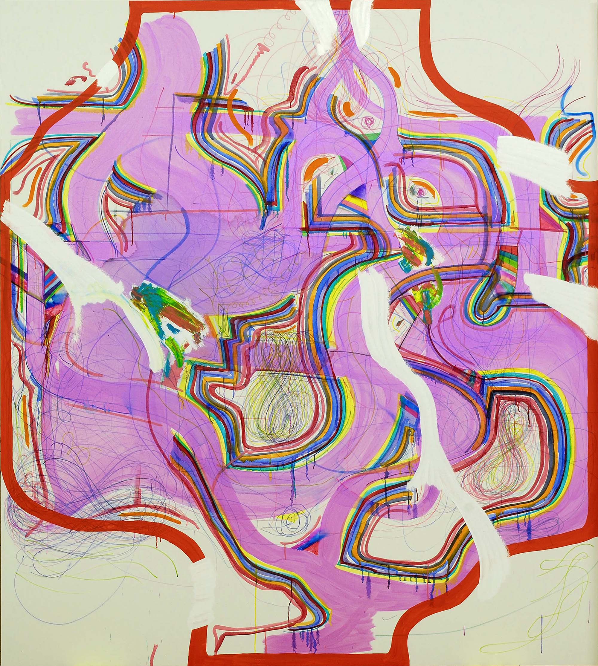 13 - Joanne Greenbaum at Rachel Uffner Gallery New York - 15.04.2014