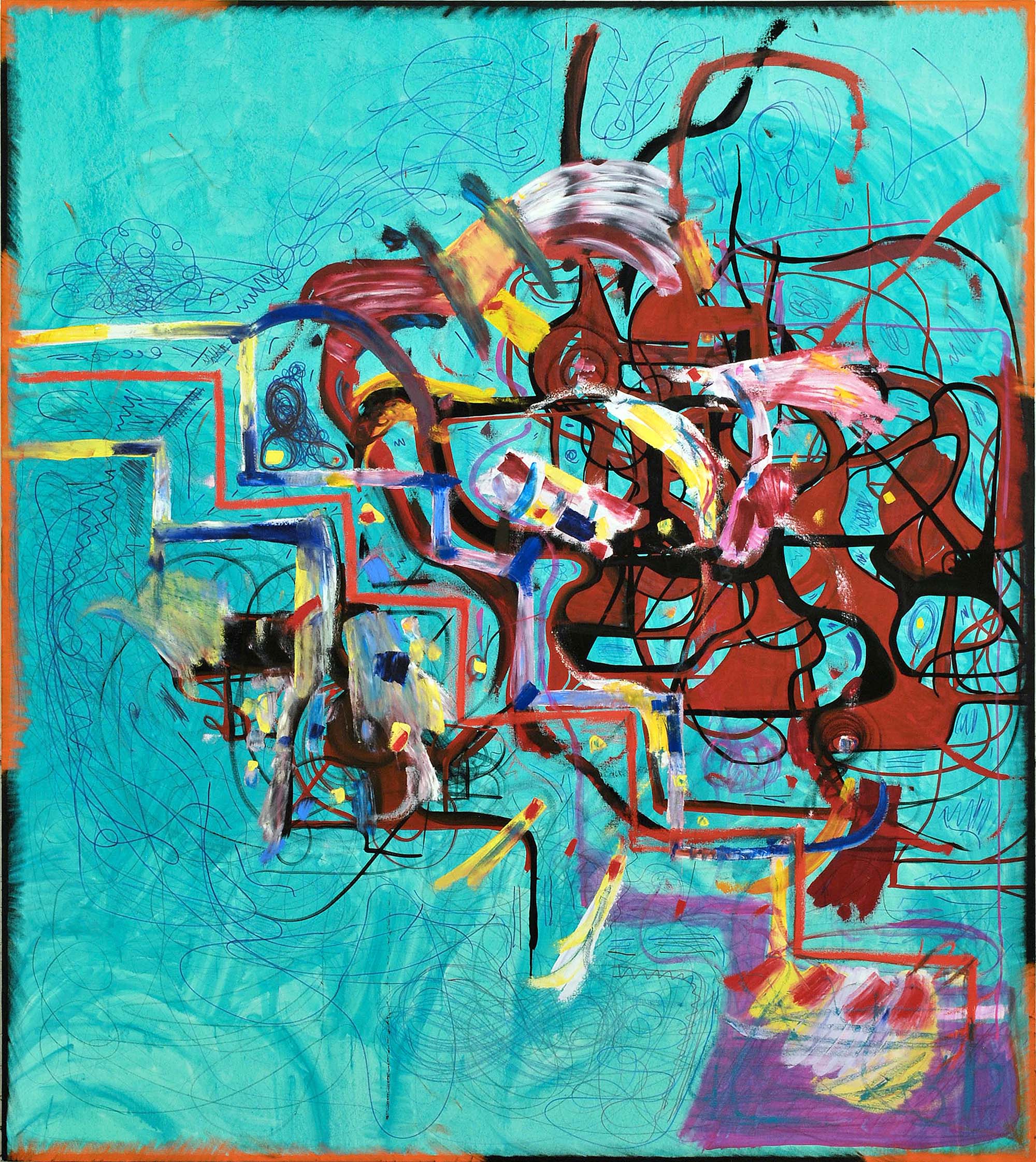 8 - Joanne Greenbaum at Rachel Uffner Gallery New York - 15.04.2014
