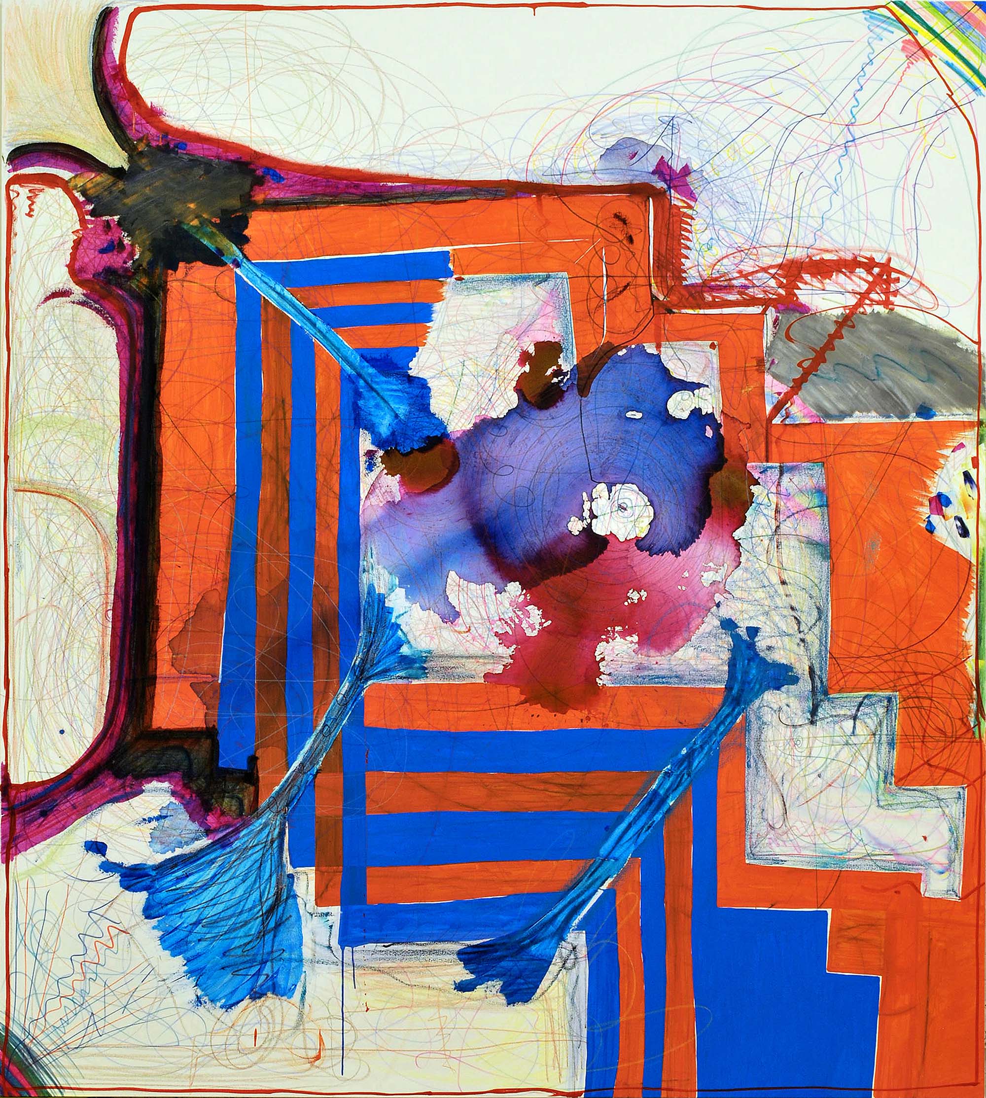 9 - Joanne Greenbaum at Rachel Uffner Gallery New York - 15.04.2014